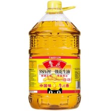 鲁花5S压榨一级花生油6.38L×1桶148.51元
