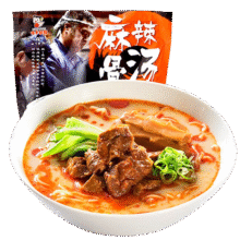 味千拉面麻辣骨汤日式拉面320g(2人份含料包) 速食方便面 挂面面条面食23.68元（合7.89元/件）（另有运费6元）