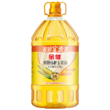 金健 非转基因压榨鲜胚玉米油6.18L57.32元