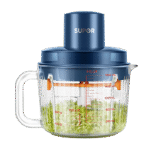 苏泊尔（SUPOR）绞肉机双刀升级绞菜杆家用多功能搅肉机2.2L电动绞肉馅切菜打肉碎肉机JR55S-U【国家补贴】139元