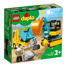 乐高 LEGO Duplo得宝系列 10931 翻斗车和挖掘车套装1元