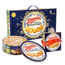 皇冠（danisa）丹麦曲奇饼干礼盒681g+72g 零食团购囤货送礼物 印尼进口(随机发)101.18元（需领券，合50.59元/件）