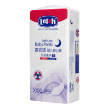 露安适（Lelch）柔护羽柔裤乐享酣睡拉拉裤XXXL30片（17Kg以上）夜用安睡裤透气113元