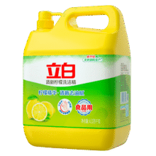 立白洗洁精清新柠檬强效去油不伤手 A类食品用 餐馆酒店大桶装4.028kg27.43元（需领券）