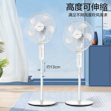 限地区：格力 GREE 电风扇家用大风量五叶立式落地扇 定时转页扇摇头循环对流换气扇可升降券后124.02元