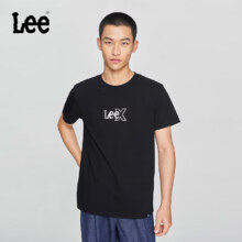 plus会员、首购：Lee 25新品100%纯棉男士T恤34.65元、会员免邮