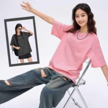 真维斯 女士100%纯棉T恤 *2件39.8元（合19.9元/件）