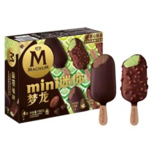 梦龙 和路雪迷你 小青龙碧根果黑巧冰淇淋42g*2+41g*2 *4件69.52元（需领券，合13.9元/件）