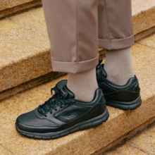 PLUS会员！Skechers 斯凯奇 77156 男士软底耐磨休闲商务鞋￥155.65 5.4折 比上一次爆料降低 ￥23.35