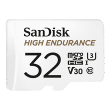 闪迪（SanDisk）32GB TF（MicroSD）4K内存卡 行车记录仪 监控摄像头专用 2,500小时录制 重复读写高耐用存储卡54.9元 (月销1w+)