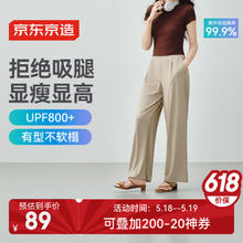 限移动端、京东百亿补贴：京东京造 女士休闲裤 UPF80088.11元
