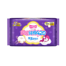 七度空间卫生巾优雅系列棉柔超薄日用夜用组合 少女420mm 10片2.95元（需领券）