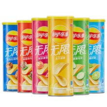 乐事薯片休闲小吃办公室零食(104g*6)*265.15元（需领券，合32.58元/件）