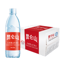 昆仑山 矿泉水 饮用天然弱碱性 500ml*20瓶119.5元（需领券，合39.83元/件）