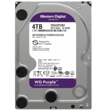 西部数据（WD）4TB 监控级机械硬盘 WD Purple 西数紫盘 SATA 256MB CMR垂直 录像机硬盘 3.5英寸WD43PURZ506.11