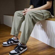 限尺码：唐狮 春款男士休闲裤男装裤子80元（券后70元，超V会员价格更低 ）
