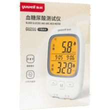 鱼跃（Yuwell）全国联保 GU200血糖尿酸高精准测试仪试纸血糖尿酸套机家用医用 仪器一台(不含试纸)40元