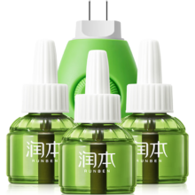 润本 电热蚊香液 无香型 3瓶 +1器