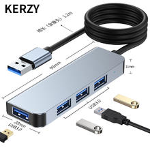 可芝 KERZY USB3.0分线器扩展坞高速4口HUB集线器 笔记本电脑台式一拖四转换器接头延长线72.33元（需买3件，需用券）