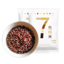 七色糙米 杂粮饭黑米红米低脂主食健身粗粮五谷 七色糙米2斤（500g*2袋）超值4.59元