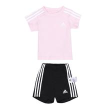 adidas 阿迪达斯 儿童经典时尚条纹可爱甜美运动套装99元