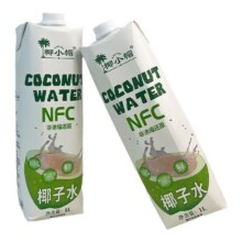 泰国原产地椰子水nfc鲜榨纯椰子1L*2瓶100%果汁椰汁饮料零添M官方补贴，只需14.42