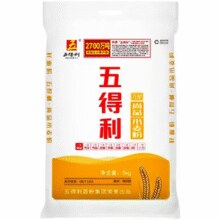 五得利 九星尚品 小麦粉 5kg￥15.50 4.6折 比上一次爆料降低 ￥5