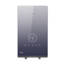 海尔（Haier）【85AJ3】即热式电热水器洗澡 国家补贴15% 金刚瞬热舱 电即热8500W速热变频水电分离家用厨房恒温2698元 (月销1w+)