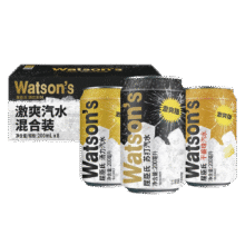 屈臣氏苏打汽水激爽汽水(Super Soda)混合装调酒苏打水 200ml*815.5元（需领券）
