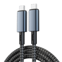 Gopala Type-C雷电4数据线USB4全功能视频线40Gbps雷雳8K投屏适用苹果笔记本平板 双USB-C【usb4数据线】PD240W1米22.7元