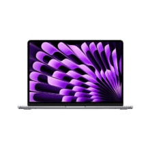 Apple/苹果AI笔记本/2024MacBookAir13.6英寸M3(8+10核)8G512G深空灰电脑MRXP3CH/A7199元