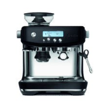 铂富（Breville）BES878 半自动意式咖啡机 家用 咖啡粉制作 多功能咖啡机 松露黑 Black Truffle4999元