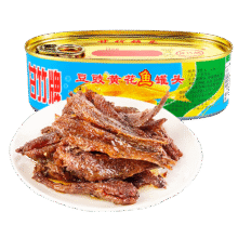 甘竹牌 豆豉黄花鱼罐头184g-零食广场84.32元（合10.54元/件）