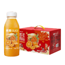 依能 甄选沙棘果汁礼盒 送礼饮料350ml*15瓶  结婚喜宴饮料整箱装16.12元（需领券，合8.06元/件）