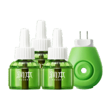 润本（RUNBEN）电蚊香液无味 婴儿宝宝儿童舒缓棒驱蚊液插电式蚊香加热器防蚊液 45ml 3瓶 +1器【新购优选】非定时11.9元（需领券）