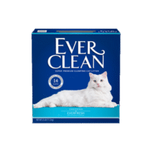 铂钻（EverClean）铂钻原装进口猫砂膨润土低尘 活性炭 除臭猫砂25磅*4盒 蓝标除臭11.3kg*4 现货648元