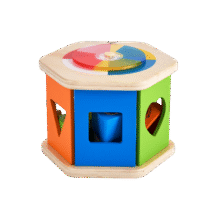 Hape 儿童拼搭玩具 多彩分类积木盒63.5元（需领券）