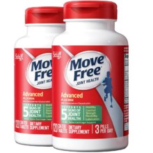 88VIP、天降福利：Move Free 益节 氨糖软骨素钙片 绿瓶 120粒*2 3粒/日386元包邮+12元淘金币