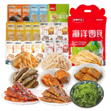 海狸先生 鱿鱼丝零食大礼包 18袋500g 合0.7元/袋16.9元（需领券）