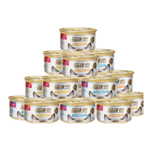 plus：麦富迪 白金猫罐头 0胶鸡肉金枪鱼 85g*24罐32.05元