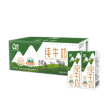 辉山自有牧场全脂纯牛奶 200ml*24盒25.48元/件
