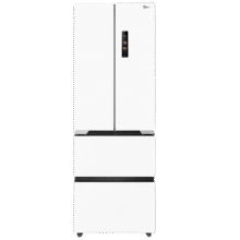 plus、需国补、需首购：美的（Midea）421/417超薄嵌入式法式冰箱 一级能效 421 超薄全嵌 白色3335.16元