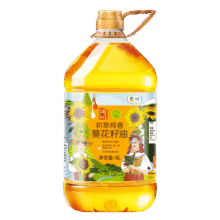 初萃 中粮纯香葵花籽油4L 一级物理压榨  充氮保鲜 食用油56.9元 (月销4000+)