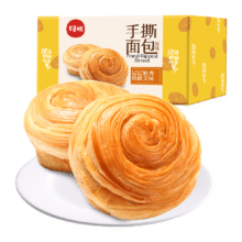 88VIP：百草味 手撕面包 1000g/箱 约22-25个返后11.71元包邮+319淘金币(返2元猫超卡)