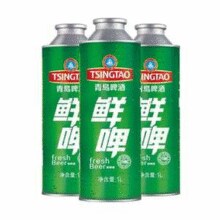 青岛啤酒 10度鲜啤1L*4桶*2件 赠博物馆0.3L扎杯*2个￥81.85 比上一次爆料上涨 ￥33.43