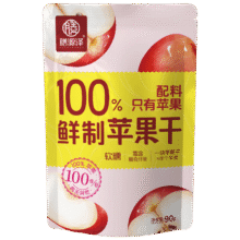 膳源泽 0添加鲜制苹果干90g*1袋5.81元包邮