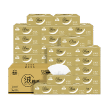 88vip：洁云 3层S码抽纸100抽×30包22.92元