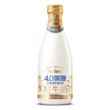 每日鲜语 娟姗鲜牛奶 4.0g蛋白质720ml*335.9元送两瓶共三瓶