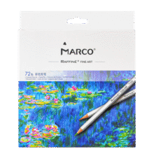 马可（MARCO）拉菲尼油性彩色铅笔72支装学生儿童男孩女孩绘画涂色画笔专业美术生日礼物开学纸盒套装 速写 马克笔绘画56.9元