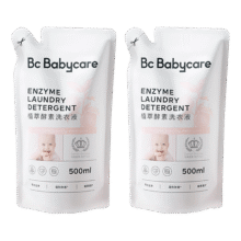 BC BABYCARE婴儿植萃酵素洗衣液 桃叶-500ml*2袋9.9元（需领券）